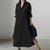 Oversized Linen Shirt Dress