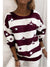 Relaxed Fit Striped Sweatshirt with Star Print