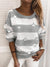 Relaxed Fit Striped Sweatshirt with Star Print