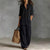 Relaxed Linen Two Piece Set with Long Sleeve Shirt and Wide Leg Trousers