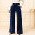 Retro High Waist Wide Leg Corduroy Trousers