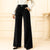 Retro High Waist Wide Leg Corduroy Trousers
