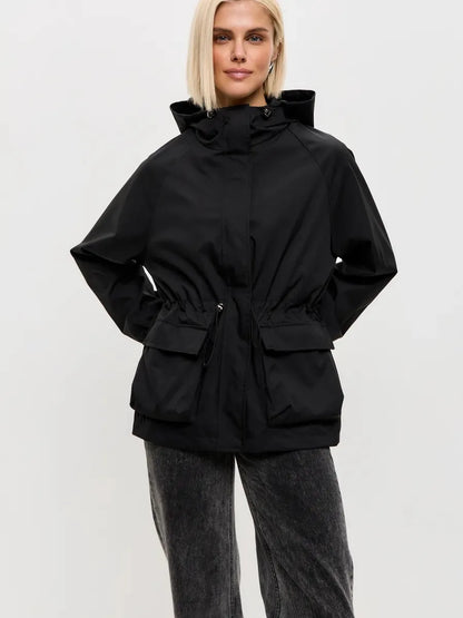 Waterproof Hooded Windbreaker Rain Jacket