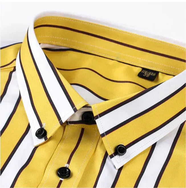 Jermaine Relaxed Striped Cotton Shirt