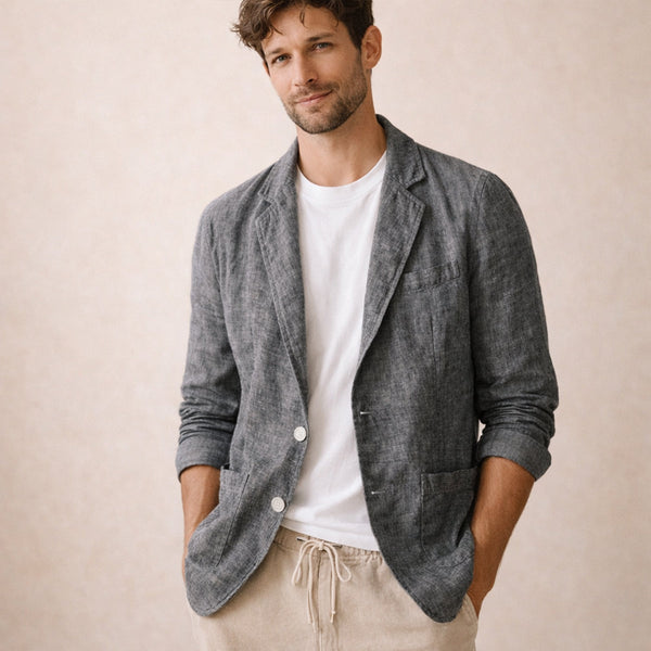 Lightweight Summer Linen Blazer