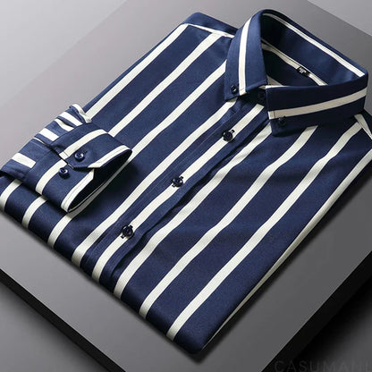 Jermaine Relaxed Striped Cotton Shirt
