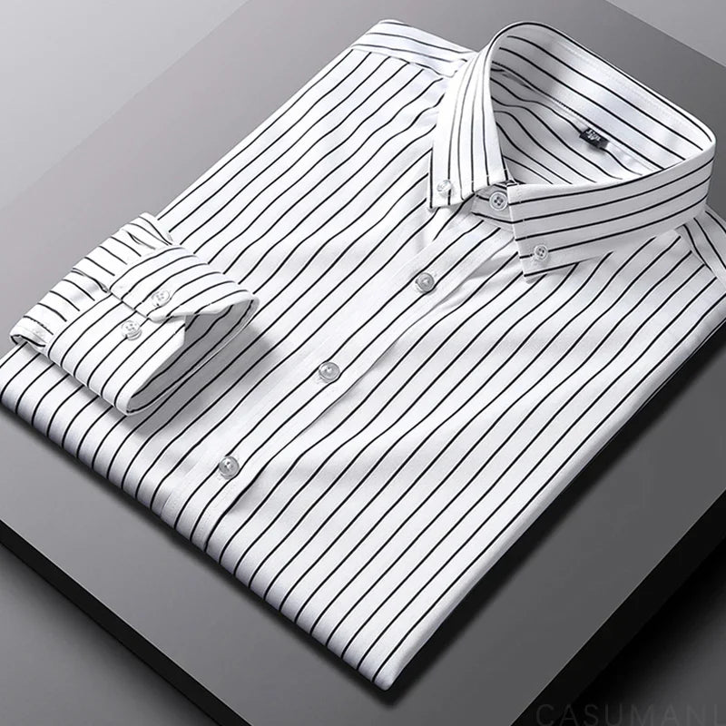 Jermaine Relaxed Striped Cotton Shirt
