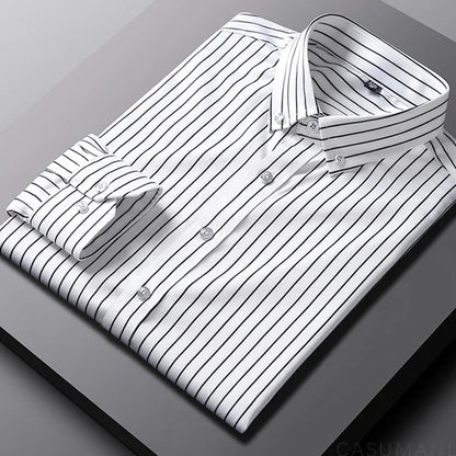 Jermaine Relaxed Striped Cotton Shirt