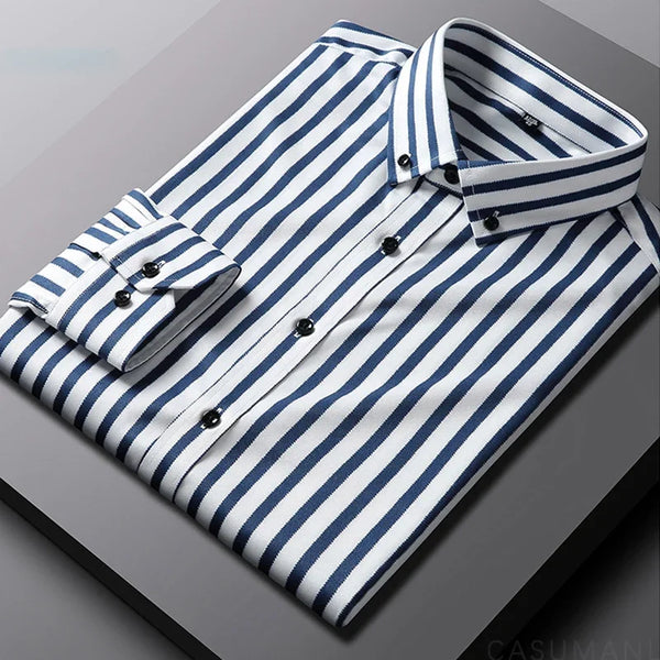 Jermaine Relaxed Striped Cotton Shirt