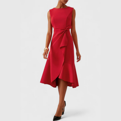 Asymmetric Midi Dress