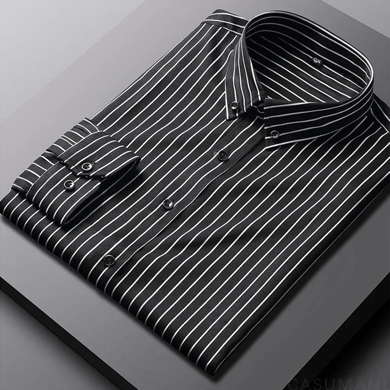 Jermaine Relaxed Striped Cotton Shirt