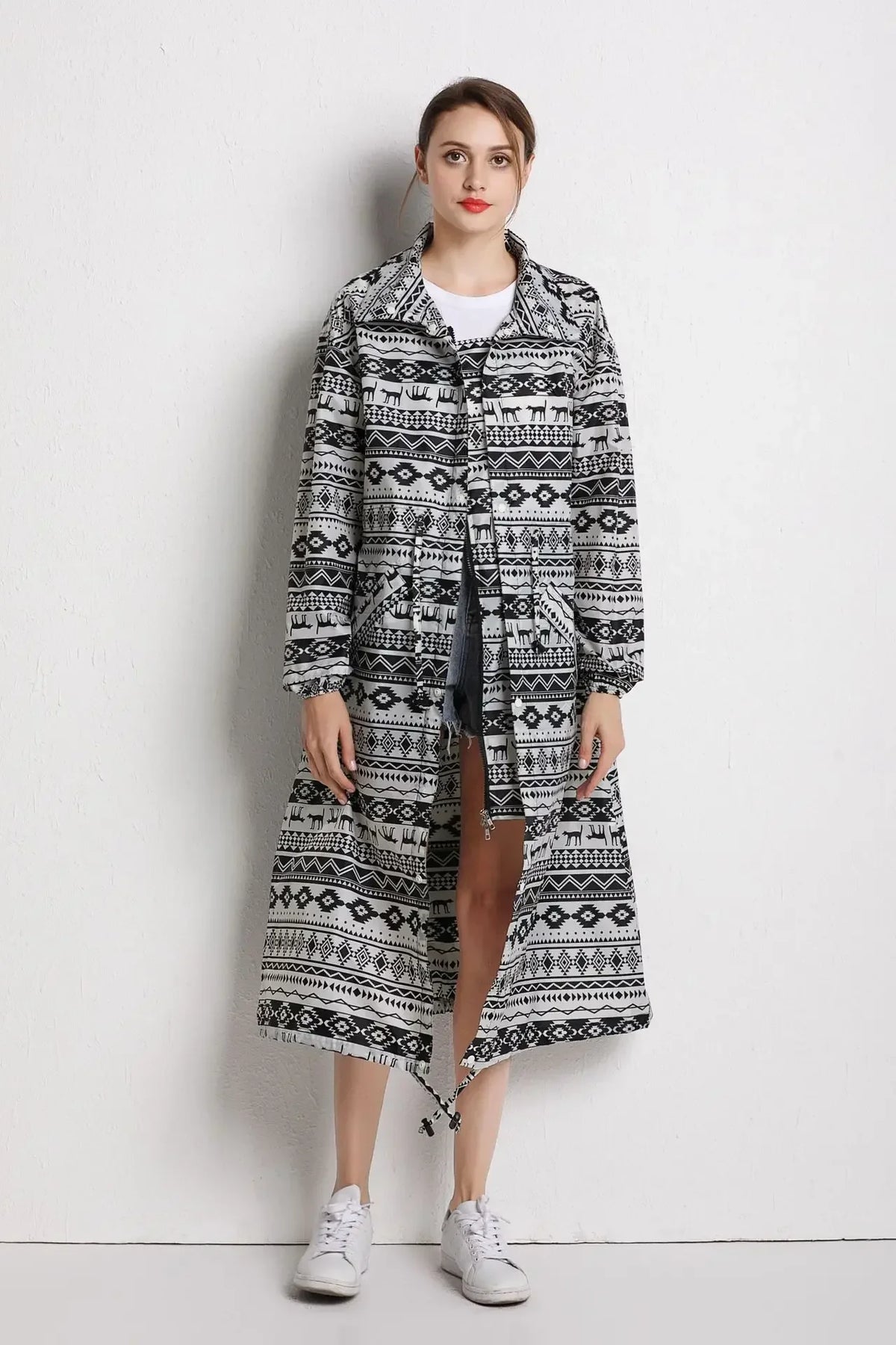 Longline Waterproof Rain Poncho