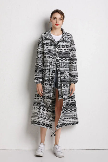 Longline Waterproof Rain Poncho