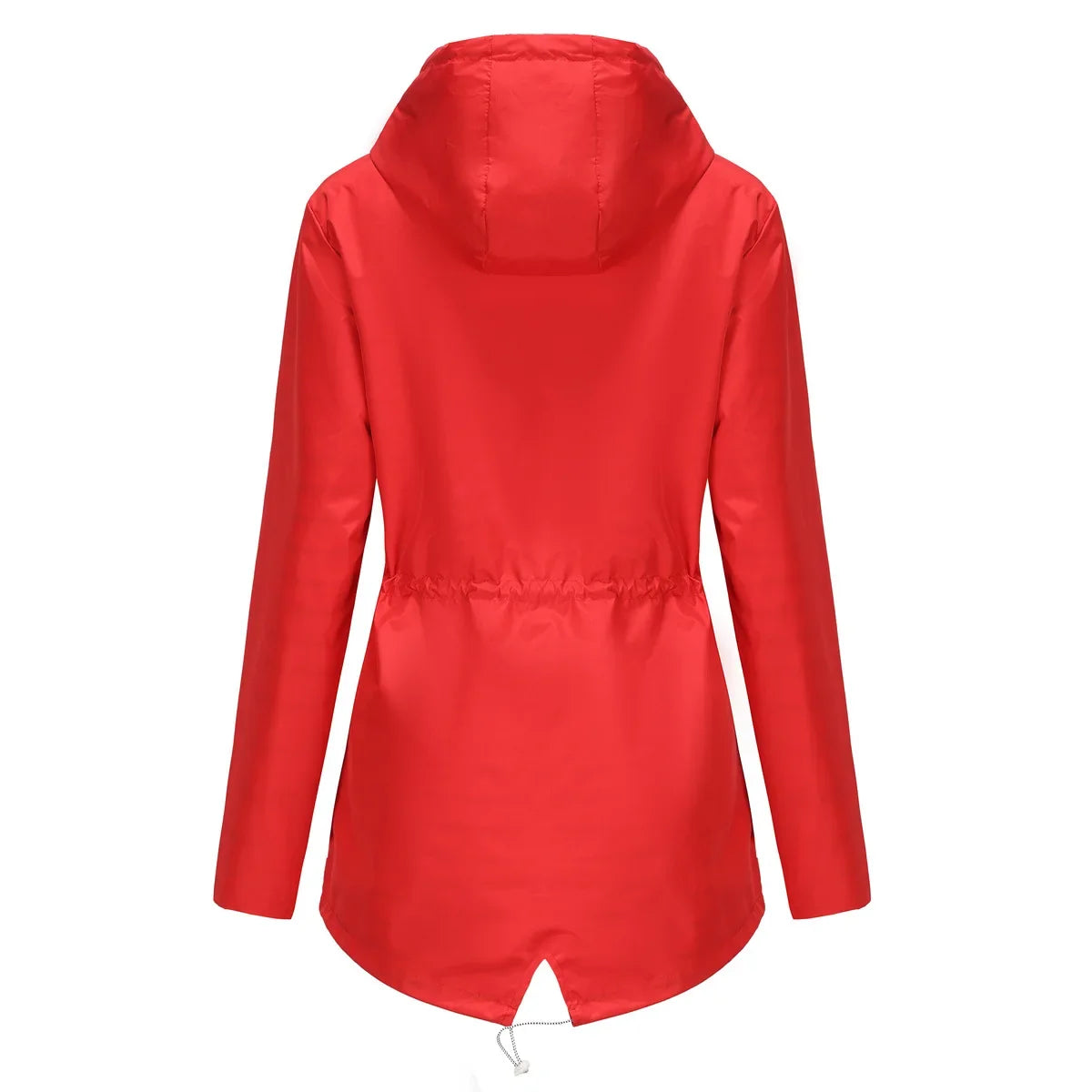 Waterproof Drawstring Rain Jacket