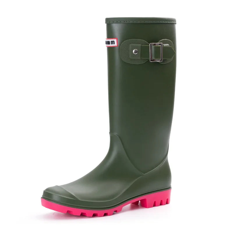 Waterproof Tall Rubber Rain Boots