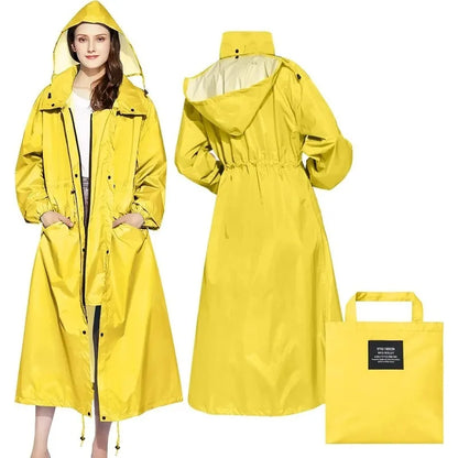 Packable Lightweight Longline Raincoat