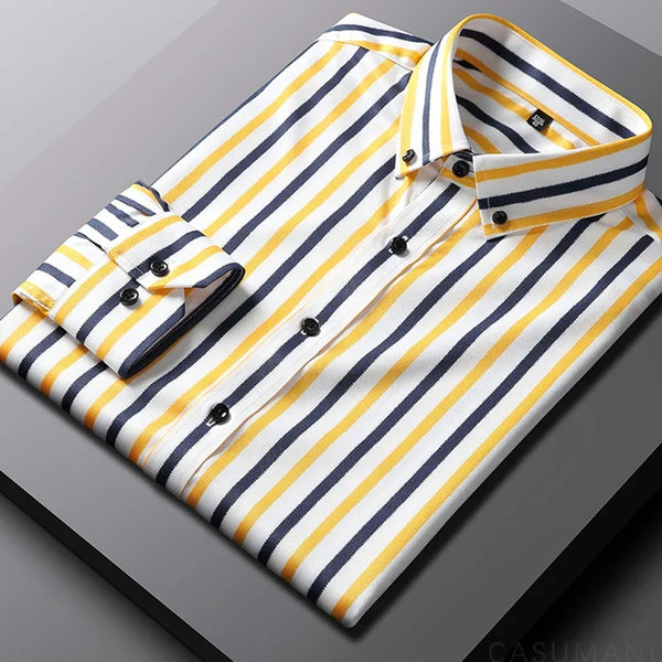 Jermaine Relaxed Striped Cotton Shirt