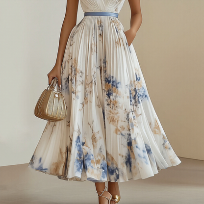 Luxe Pleated Maxi Dress