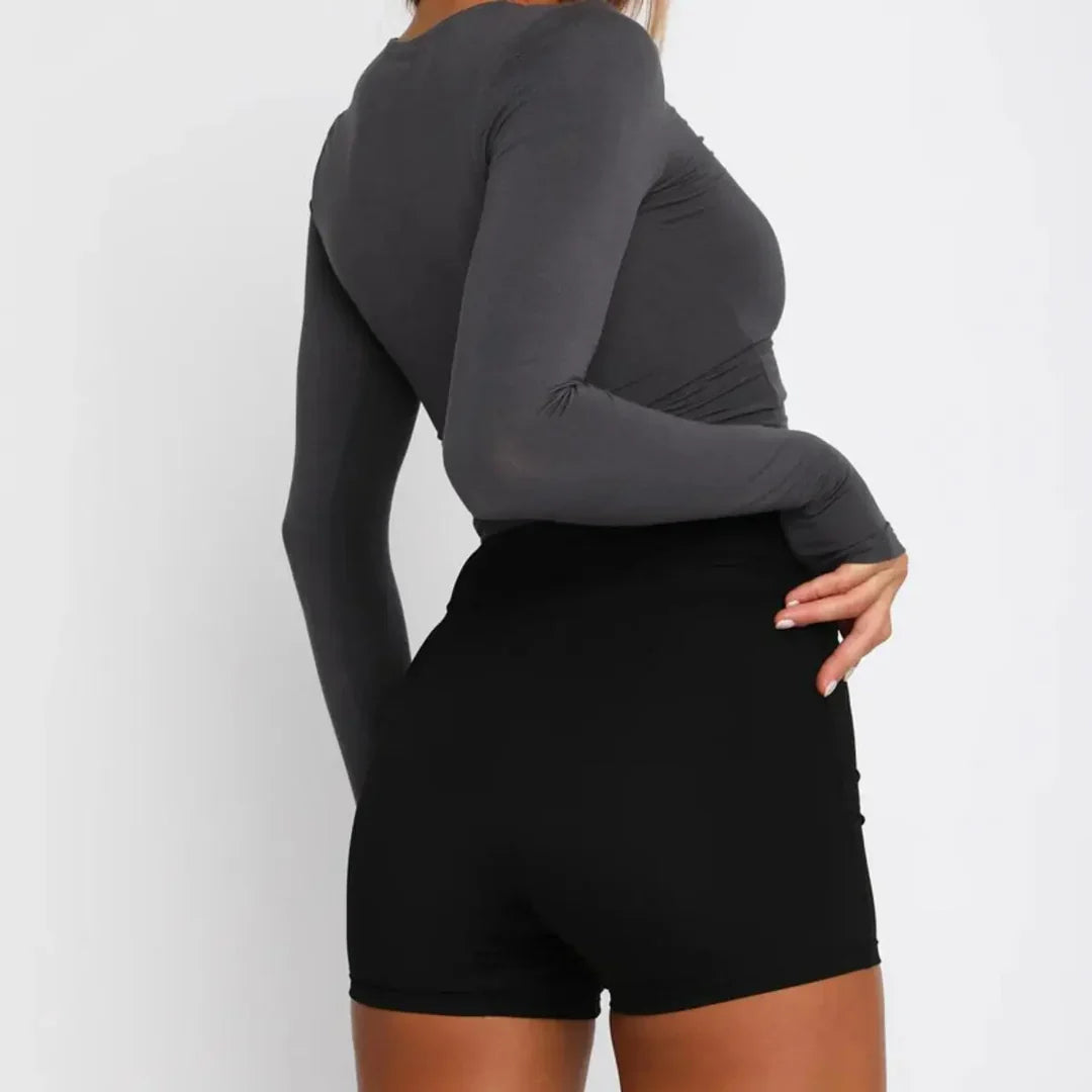 Basic long-sleeve top