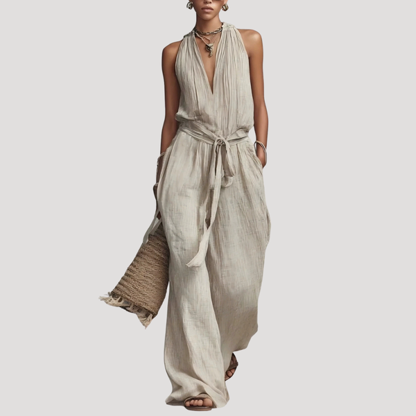 Halter Wide Leg Jumpsuit