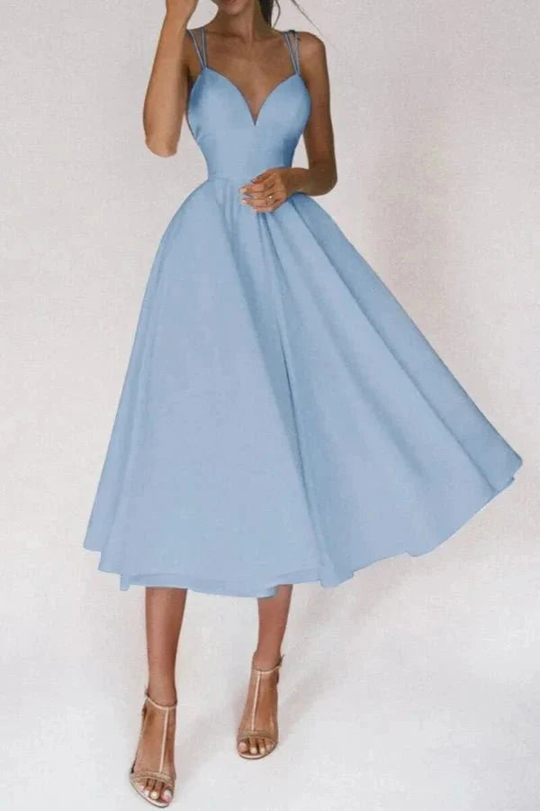 Elegant Evening Midi Dress