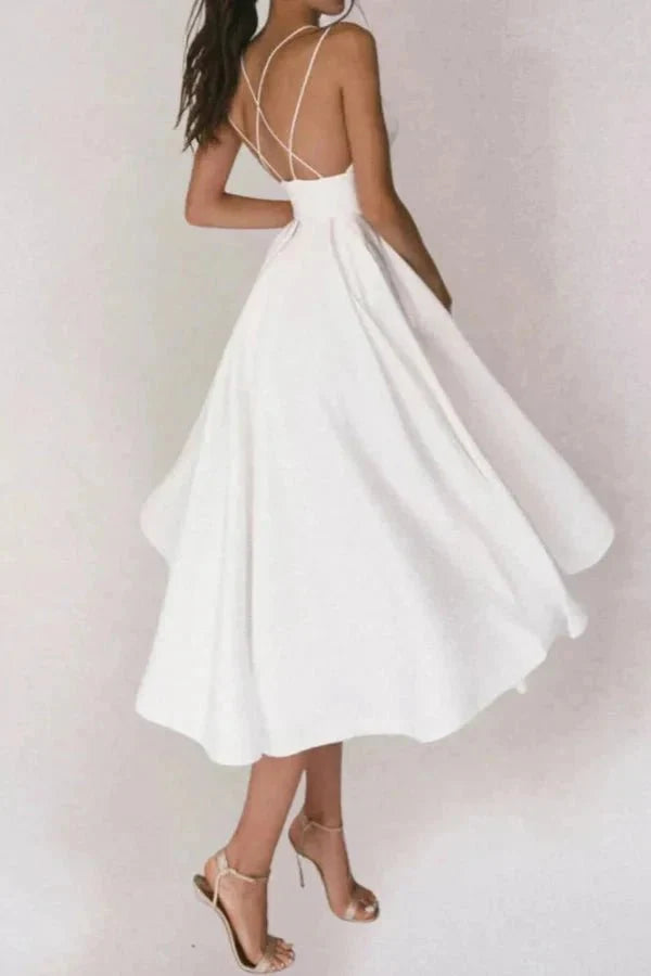 Elegant Evening Midi Dress