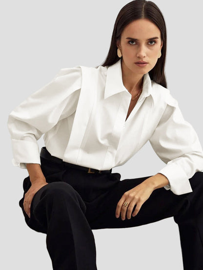 Button Down Square Dress Shirt