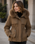 Marianna Hooded Parka Warm Lining and Faux-Fur Collar