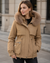 Marianna Hooded Parka Warm Lining and Faux-Fur Collar