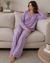 Zenova Ensemble en Maille Femme – Pull Col V et Pantalon Large Coordonné