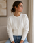 Odette  Cardigan Fitted Waist, Round Neck & Buttoned Knit