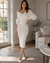 Briana Knit Set Wrap Sweater and High-Waisted Skirt