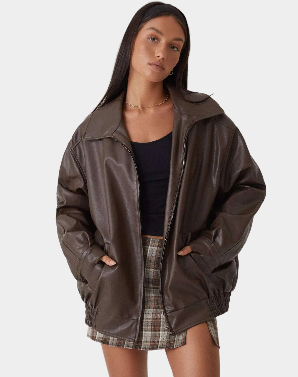 Oversized Bomber Jacket