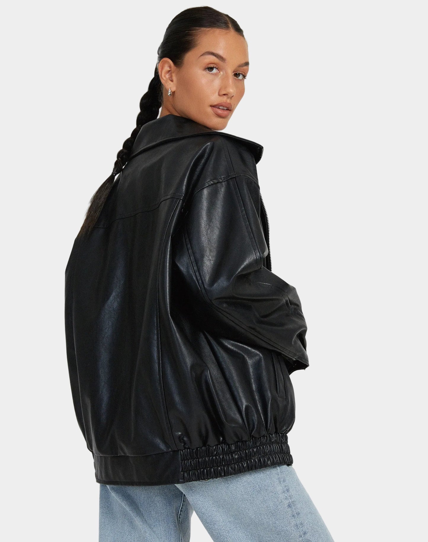 Oversized Bomber Jacket