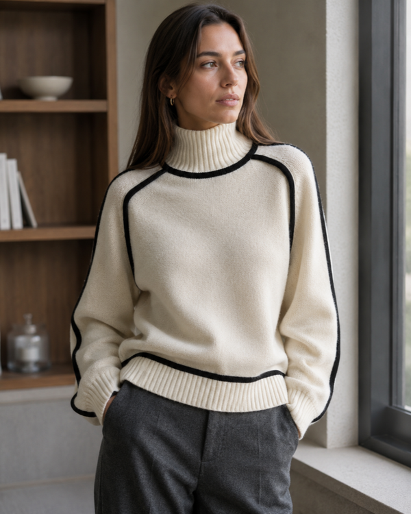 Tabitha High-Neck Sweater Oversized Knit