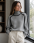 Tabitha High-Neck Sweater Oversized Knit
