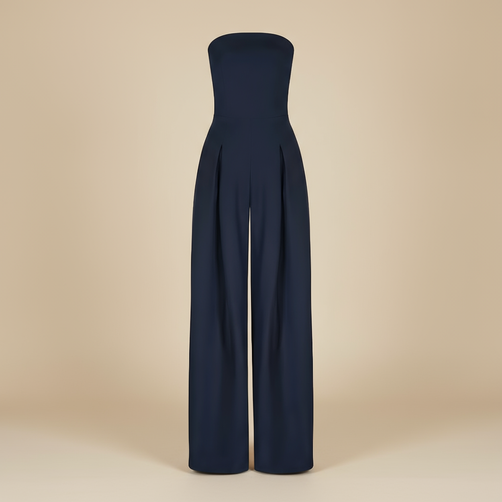 Premium strapless wide leg Jumpsuit
