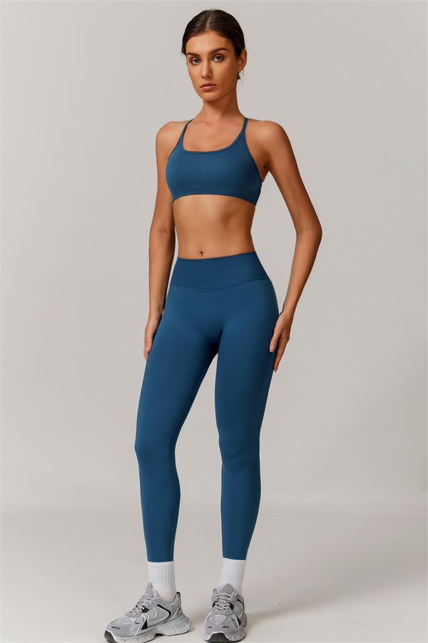 Cross-Back Bra & Sculpt Legging Set