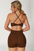 Crossback Sculpt Bra & Shorts Set