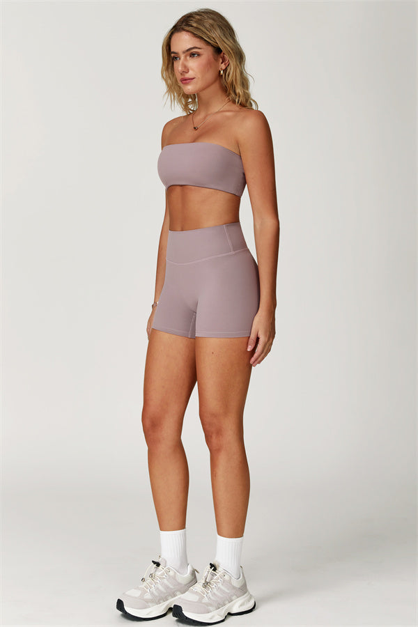Strapless Anti-Slip Bandeau Sports Bra