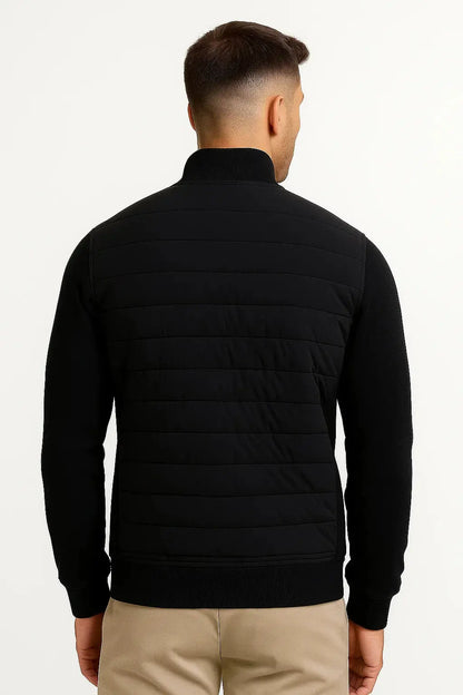 Jacket Hybrid Quilted Knitted Sleeves