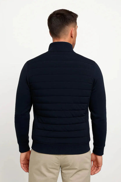 Jacket Hybrid Quilted Knitted Sleeves