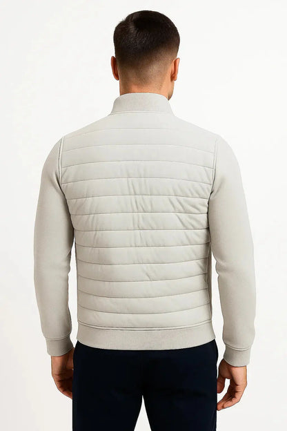 Jacket Hybrid Quilted Knitted Sleeves