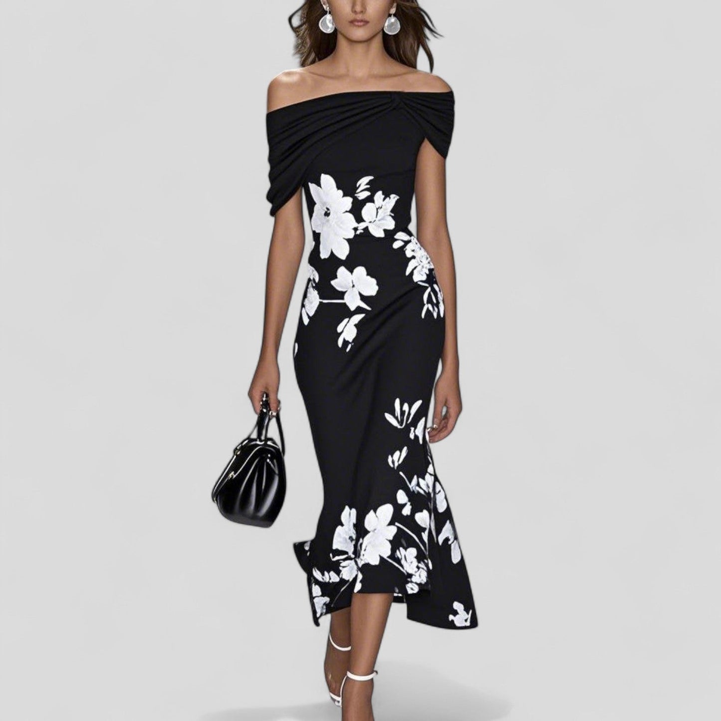 Isabrunel Elegant Midi Dress