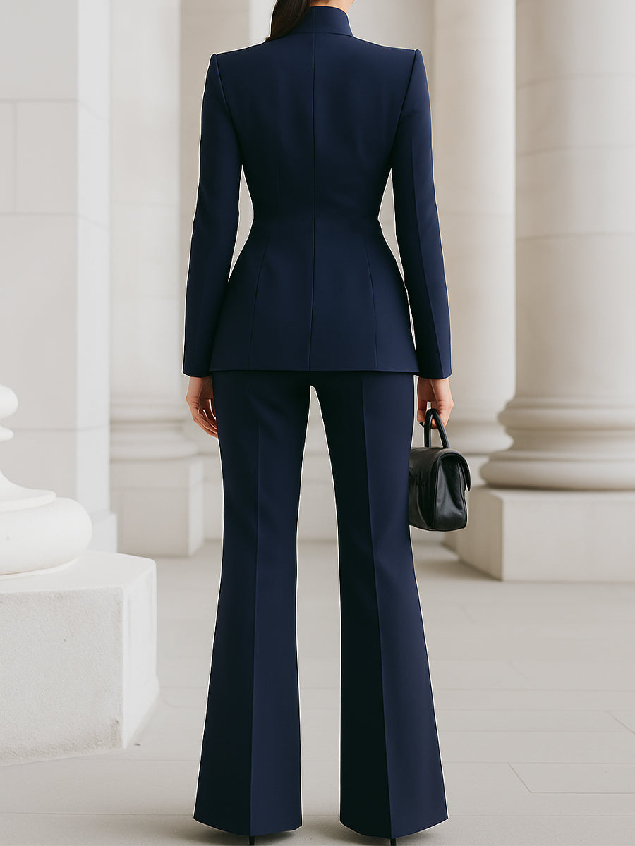 Sharie Elegant Blazer & Trouser Suit Set