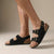 Simon Cork Sole Buckle Slingback Sandals