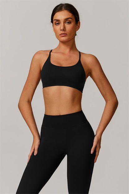 Cross-Back Bra & Sculpt Legging Set
