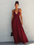 Elegant Halter V-Neck Dress