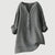 Lightweight Tunic Blouse with V-Neck and Button Closure