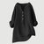 Lightweight Tunic Blouse with V-Neck and Button Closure